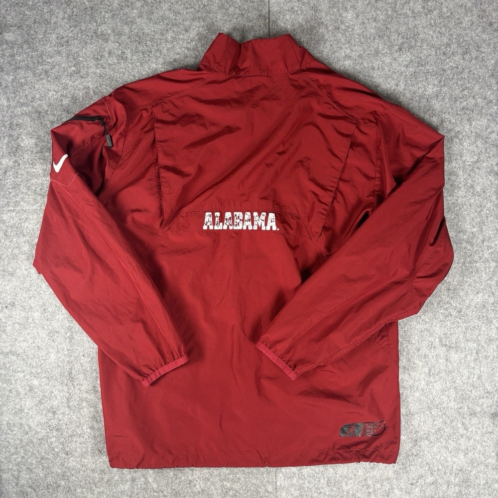 Alabama Crimson Tide Pullover Mens S Red NCAA Jacket Windbreaker Nike Storm Fit